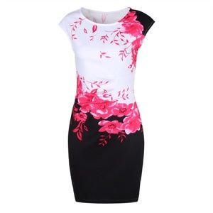 Brand new ladies mini dress polyester/cotton mix.